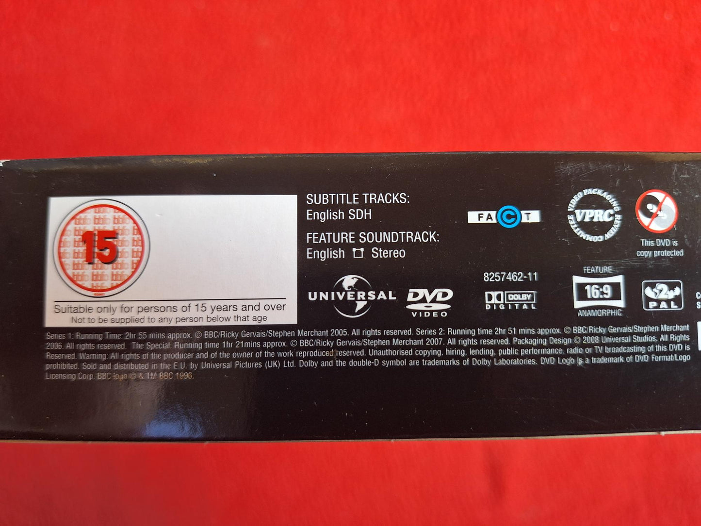 EXTRAS THE COMPLETE BOX SET DVD