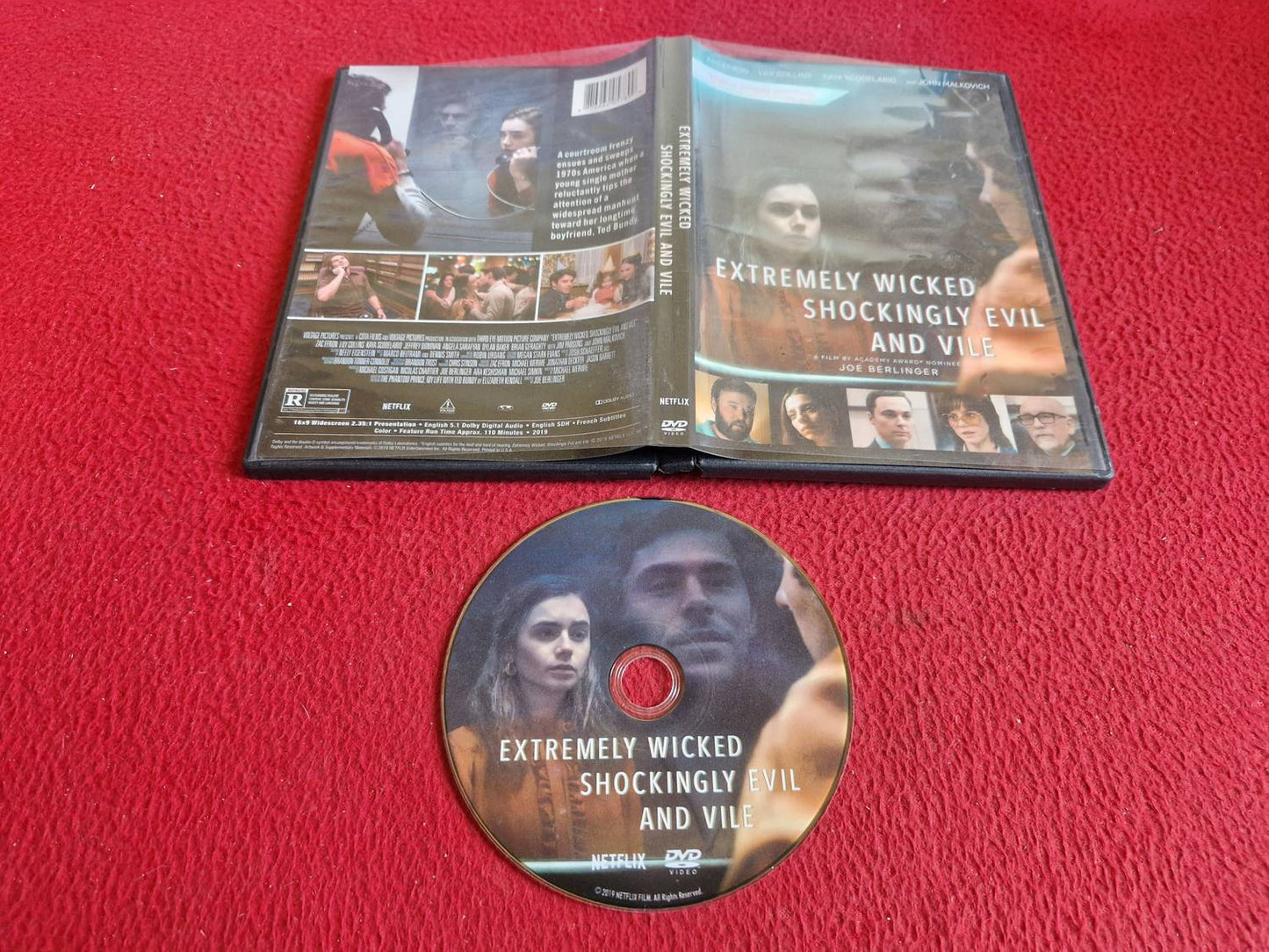 EXTREMELY WICKED SHOCKINGLY EVIL AND VILE DVD