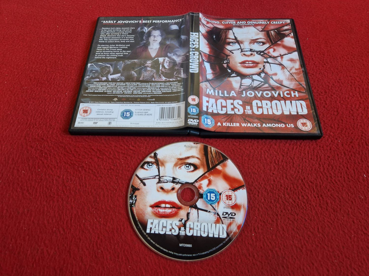 FACES IN THE CROWD DVD