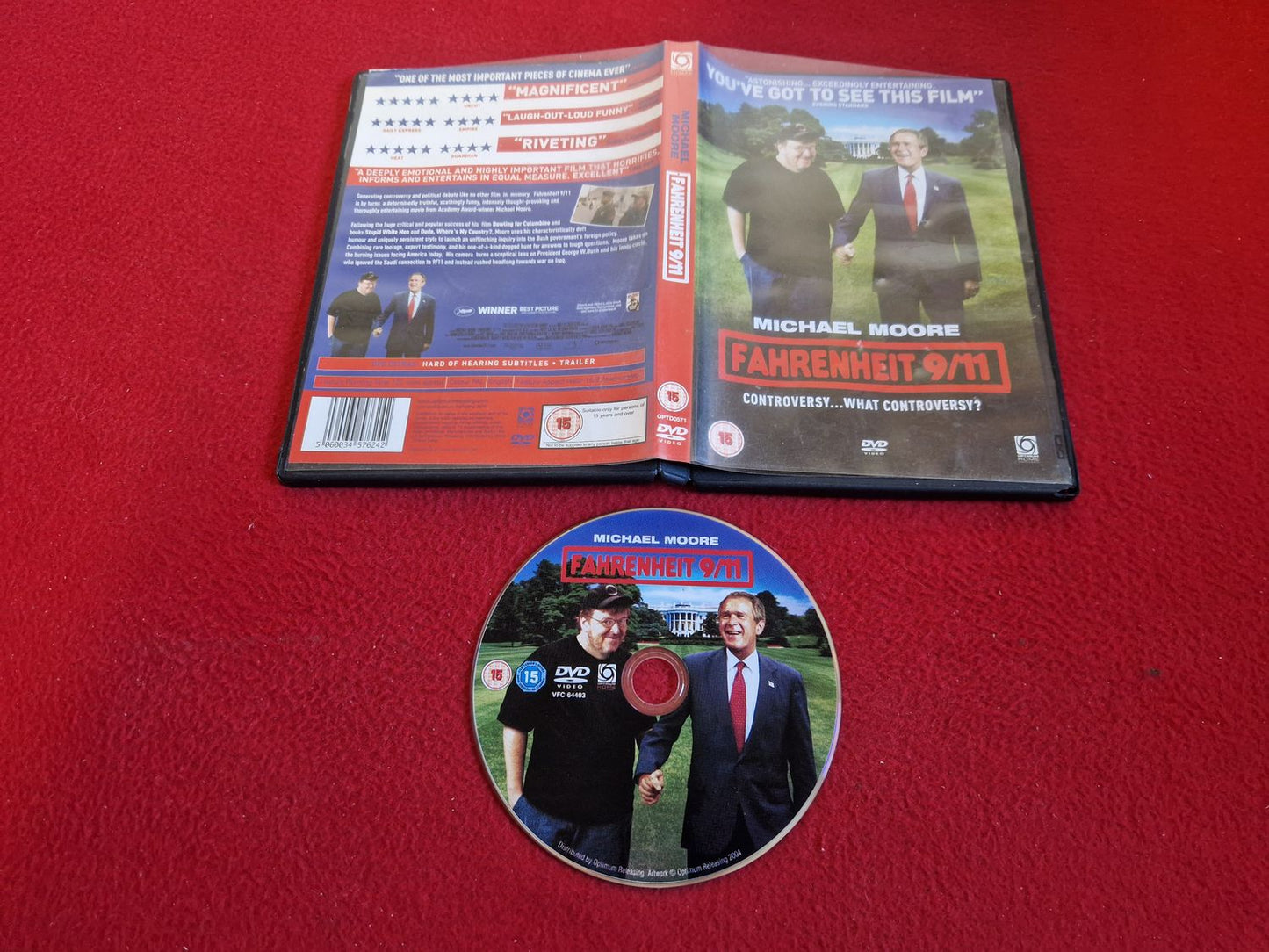 FAHREINHEIT 9/11 DVD