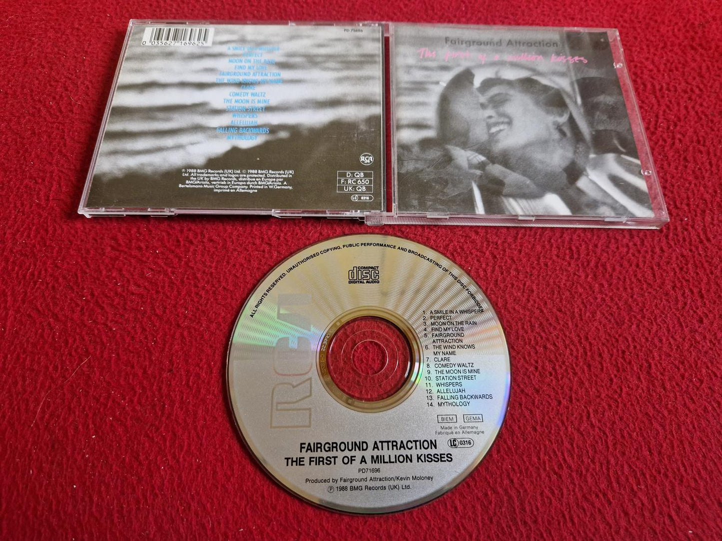 FAIRGROUND ATTRACTION FIRST OF A MILLION KISSES CD