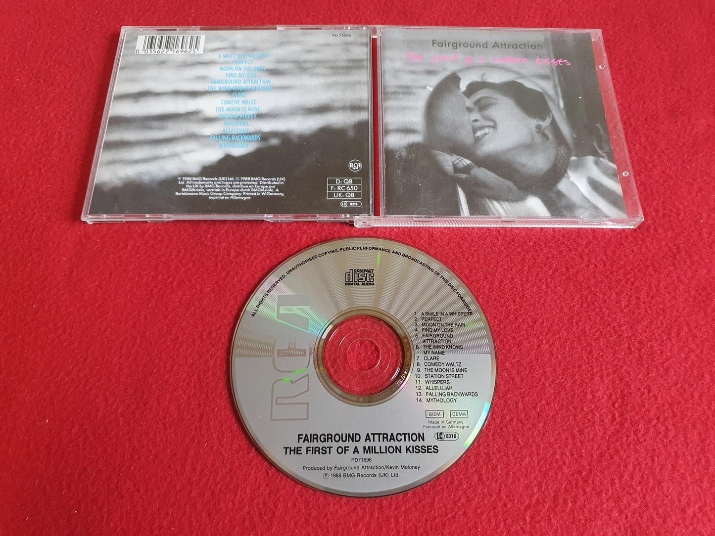 FAIRGROUND ATTRACTION THE FIRST OF A MILLION KISSES till CD