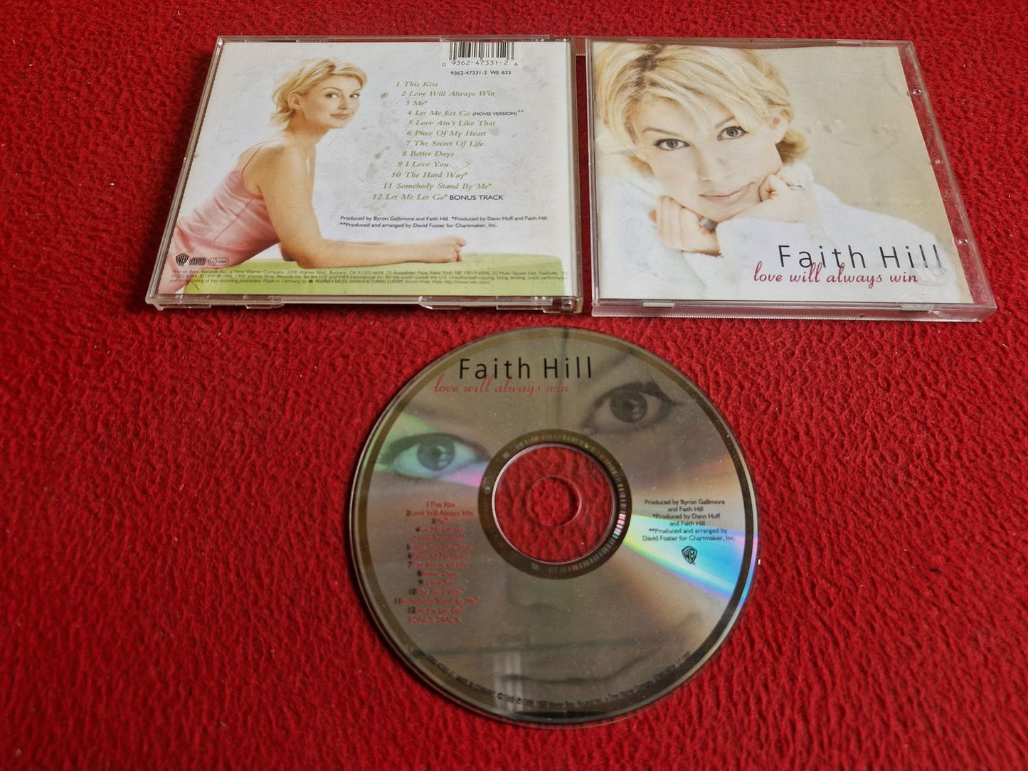 FAITH HILL LOVE WILL ALWAYS WIN CD