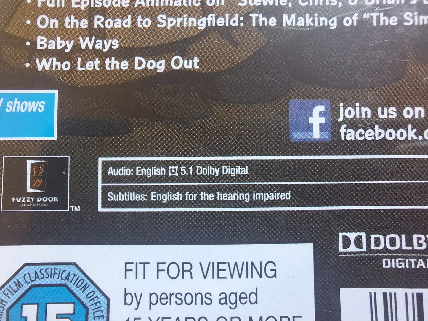 FAMILY GUY SEASON 15 BOX DVD
