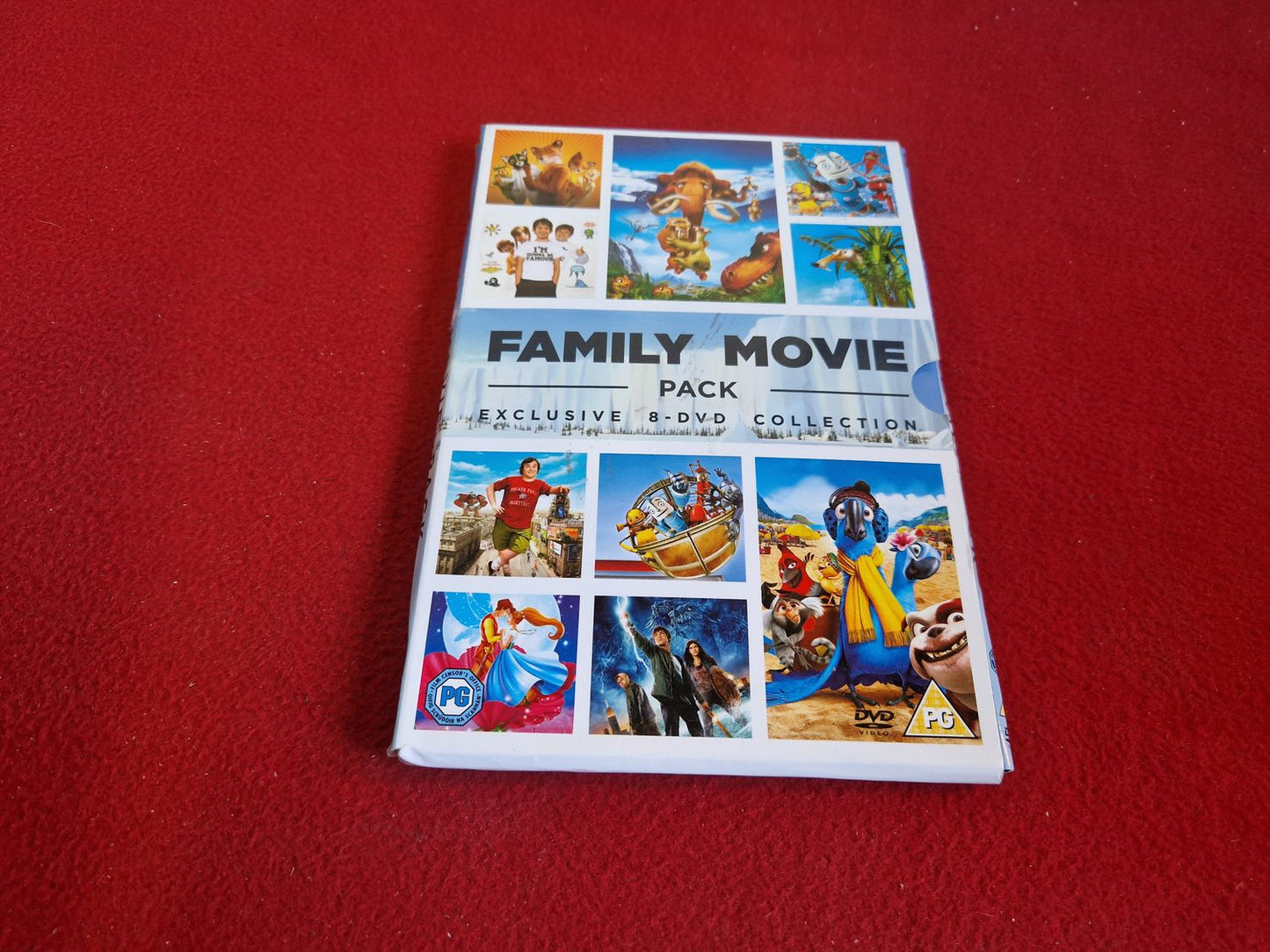 FAMILY MOVIE PACK 8 DVD COLLECTION BOX till DVD