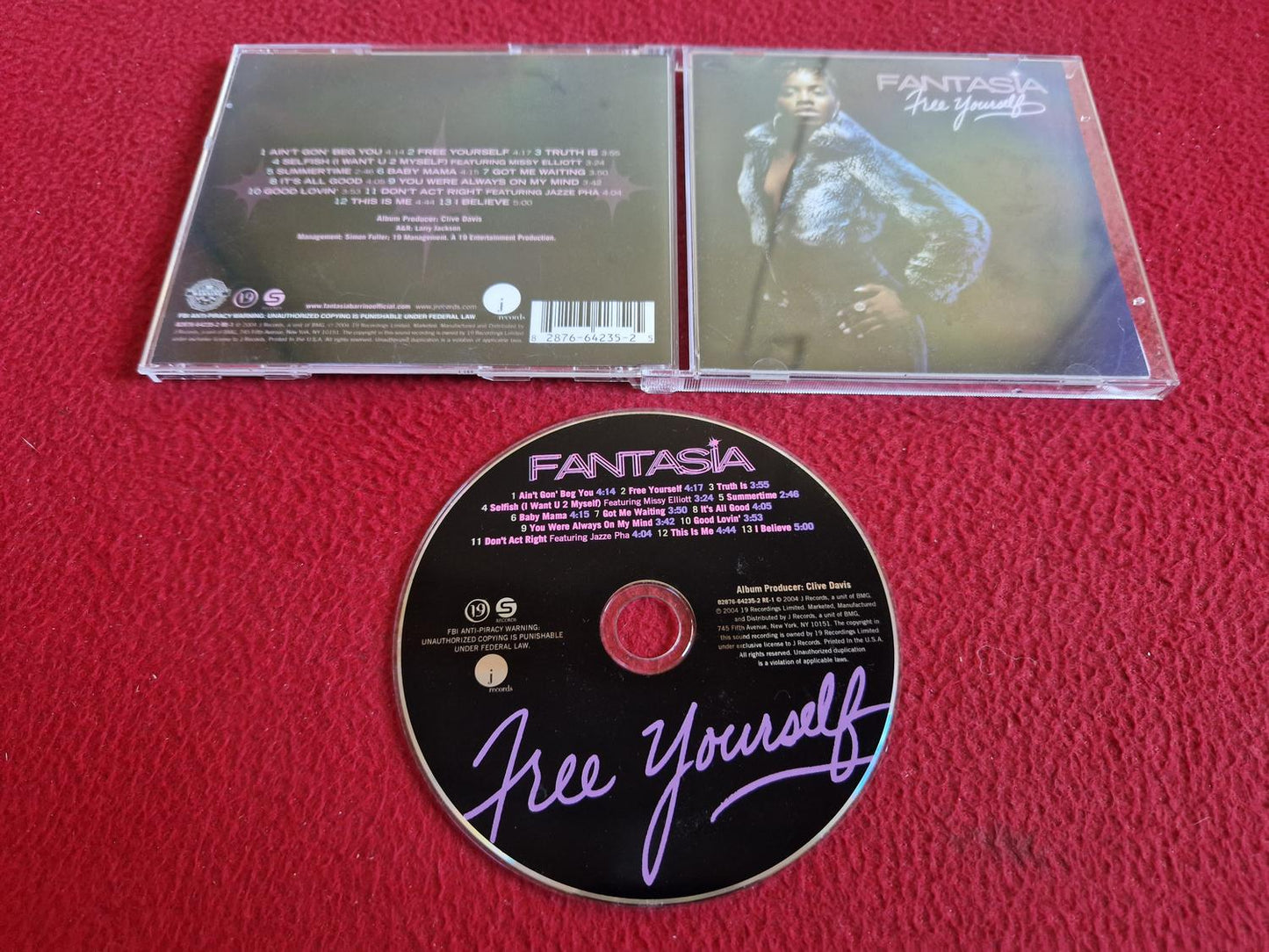 FANTASIA FREE YOURSELF CD