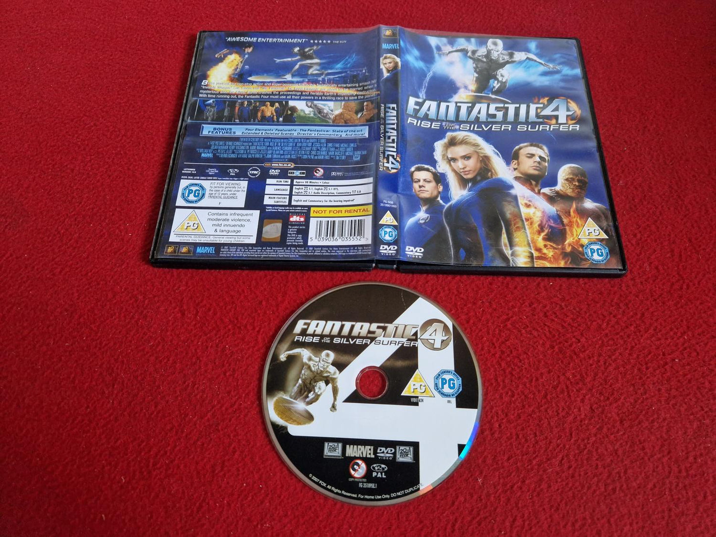 FANTASTIC FOUR RISE OF THE SILVER SURFER DVD