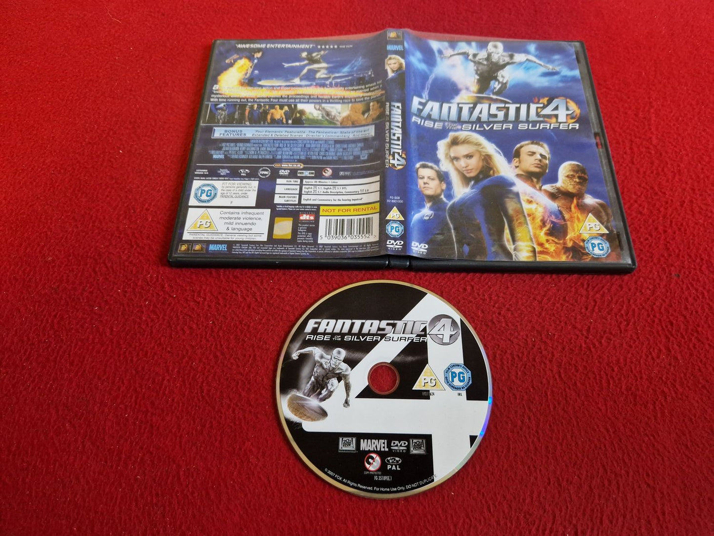 FANTASTIC FOUR: RISE OF THE SILVER SURFER DVD