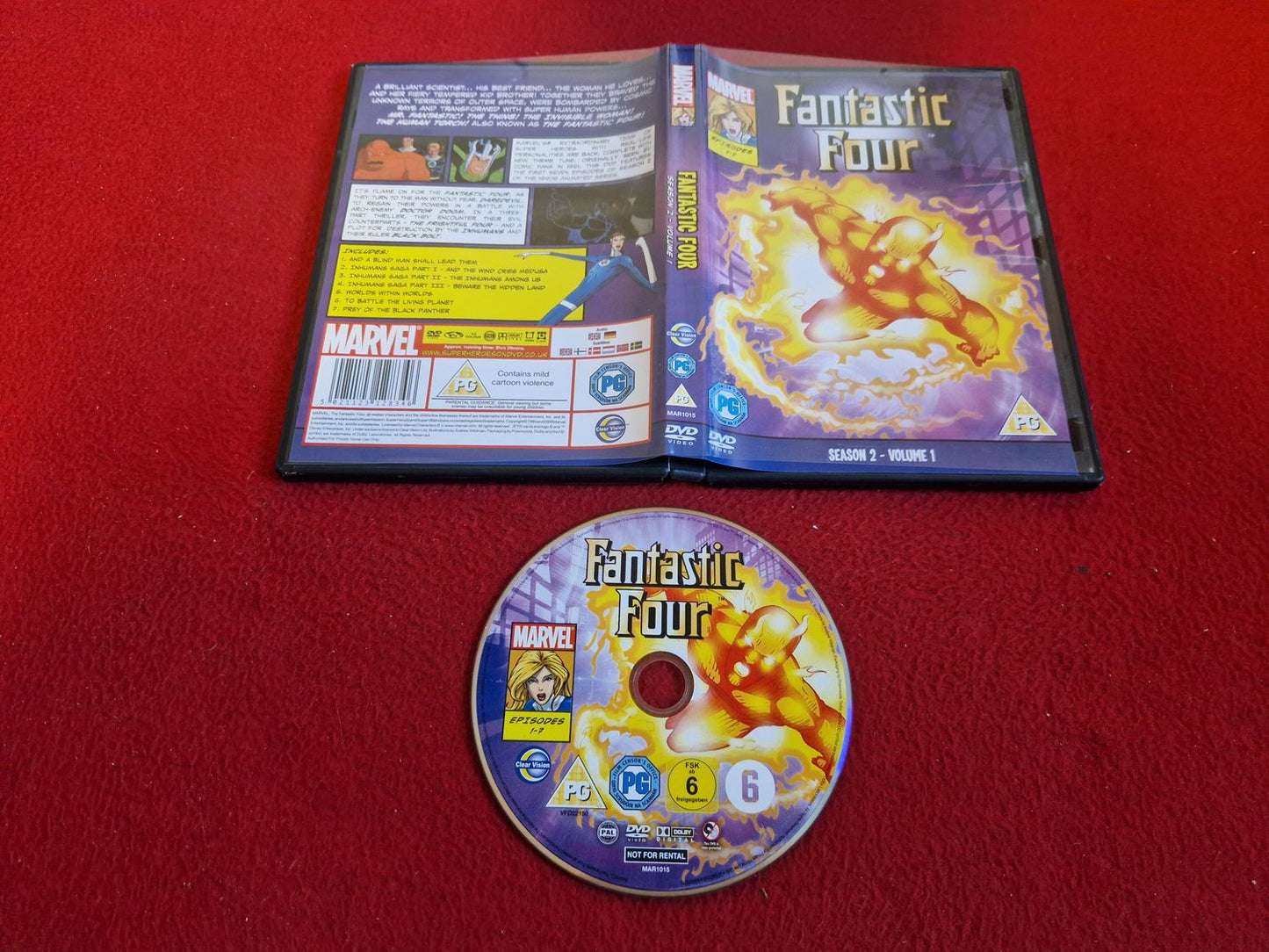 FANTASTIC FOUR SEASON 2 VOLUME 1 DVD