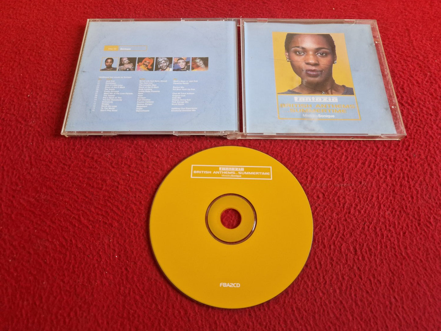FANTAZIA BRITISH ANTHEMS SUMMERTIME MIXED BY SONIQUE CD