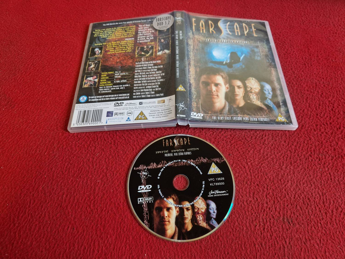 FARSCAPE SPECIAL SAMPLER EDITION FORST EPISODE + EXTRA FEATURES DVD