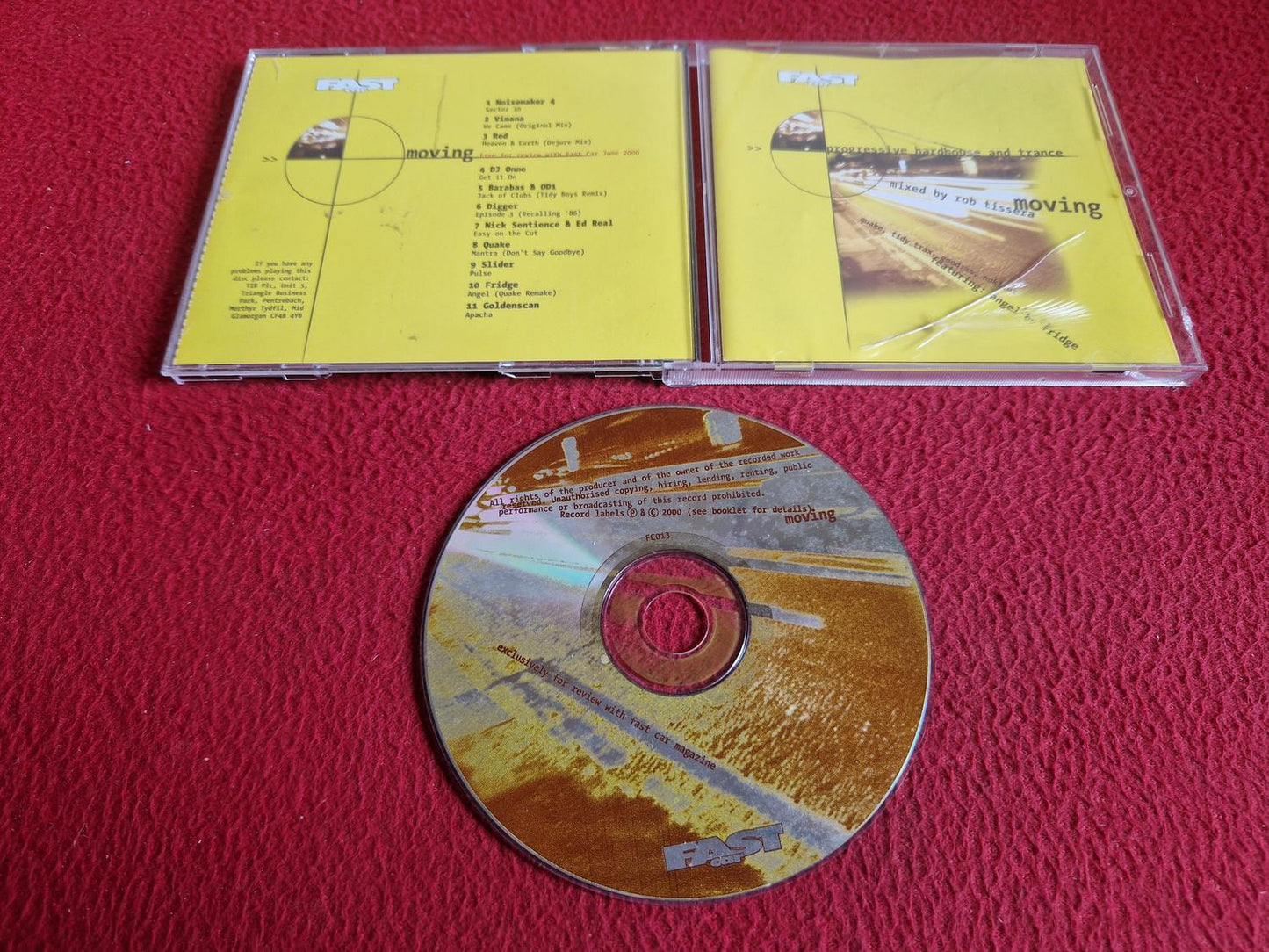 FAST CAR MOVING CD