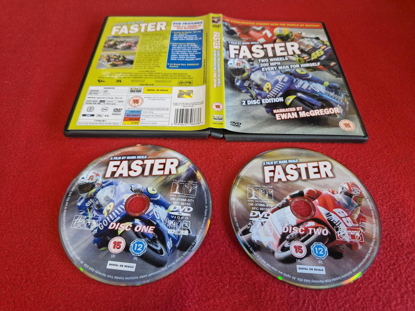 FASTER INSIDE THE EXHILIRATING WORLD OF MOTO GP RACING 2 DISC ED till DVD