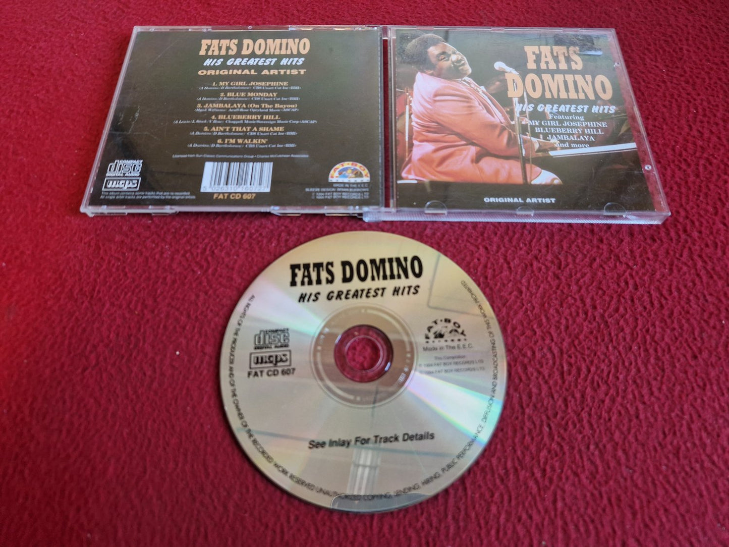 FATS DOMINO HIS GREATEST HITS CD