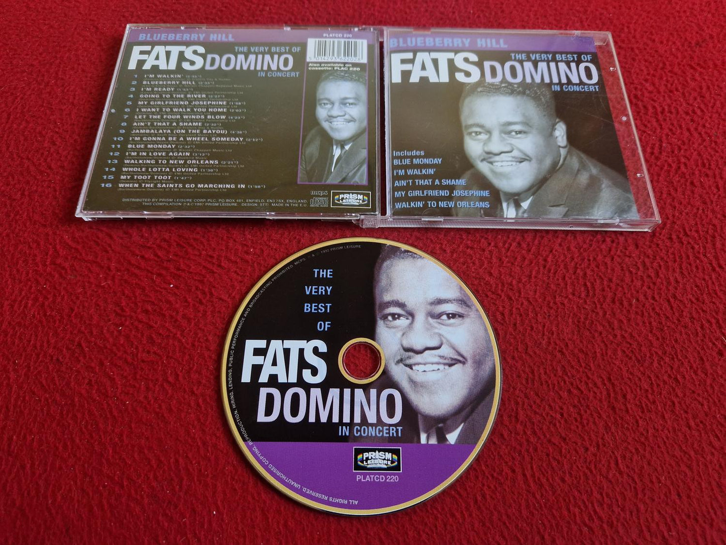FATS DOMINO IN CONCERT THE VERY BEST OF CD