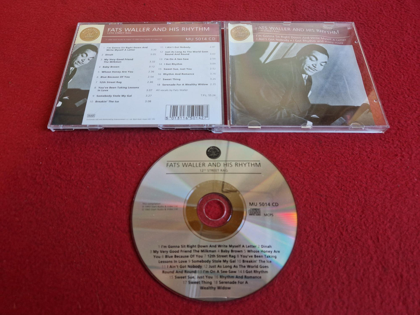 FATS WALLER AND HIS RHYTHM 12TH STREET RAG CD