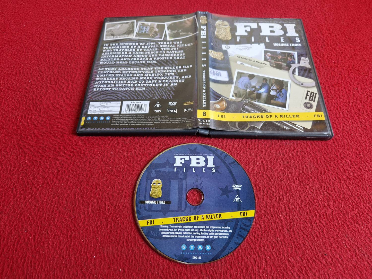FBI FILES TRACKS OF A KILLER VOLUME 3 DVD