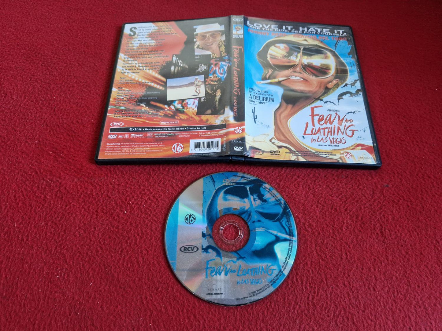 FEAR AND LOATHING IN LAS VEGAS DVD