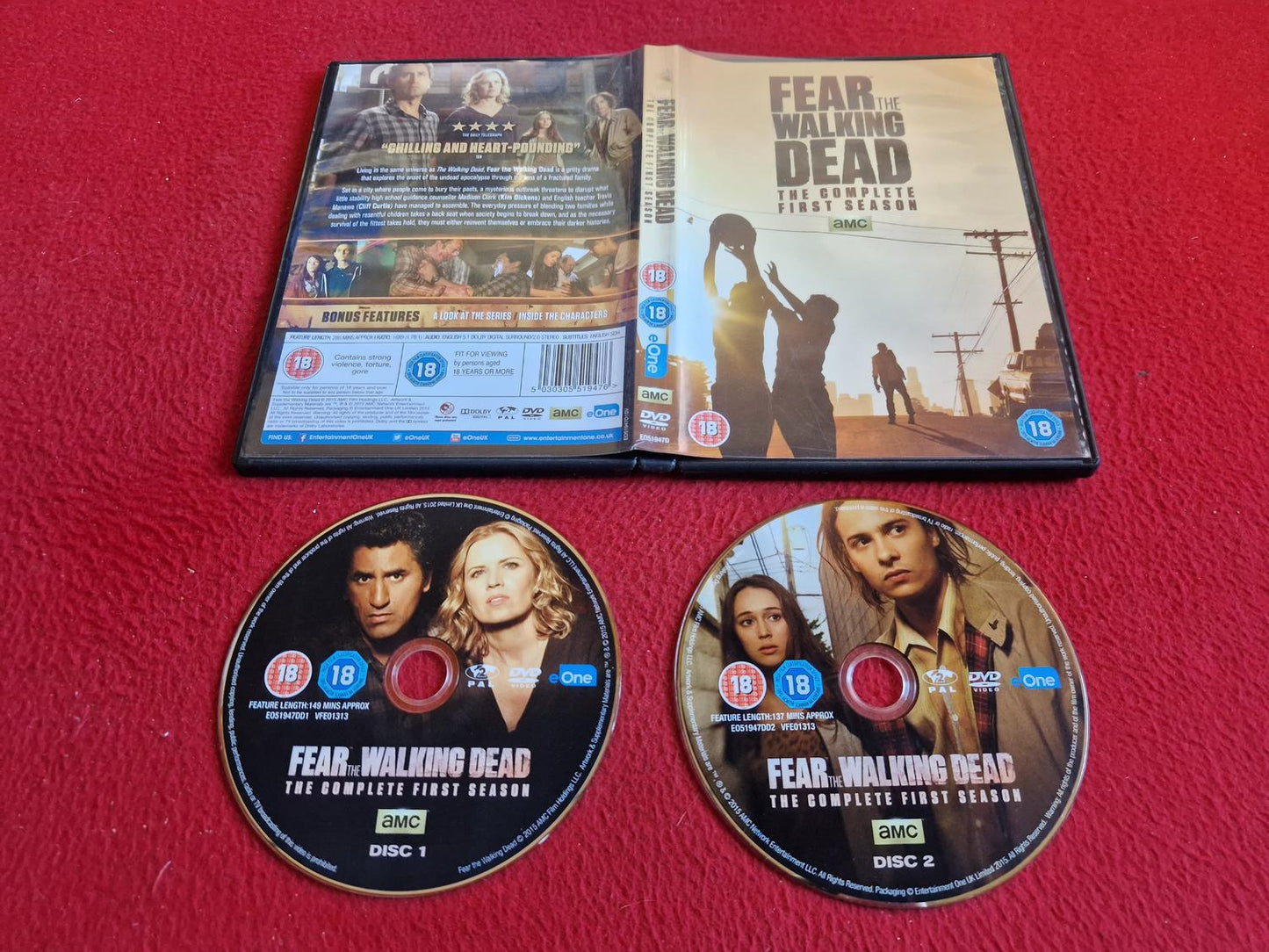FEAR OF THE WALKING DEAD SEASON 1 DVD