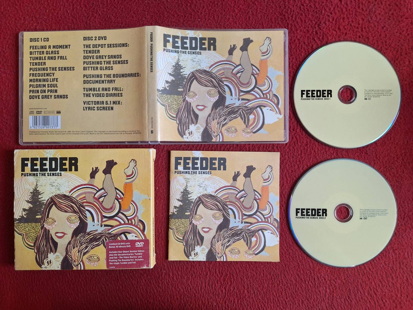 FEEDER PUSHING THE SENSES CD