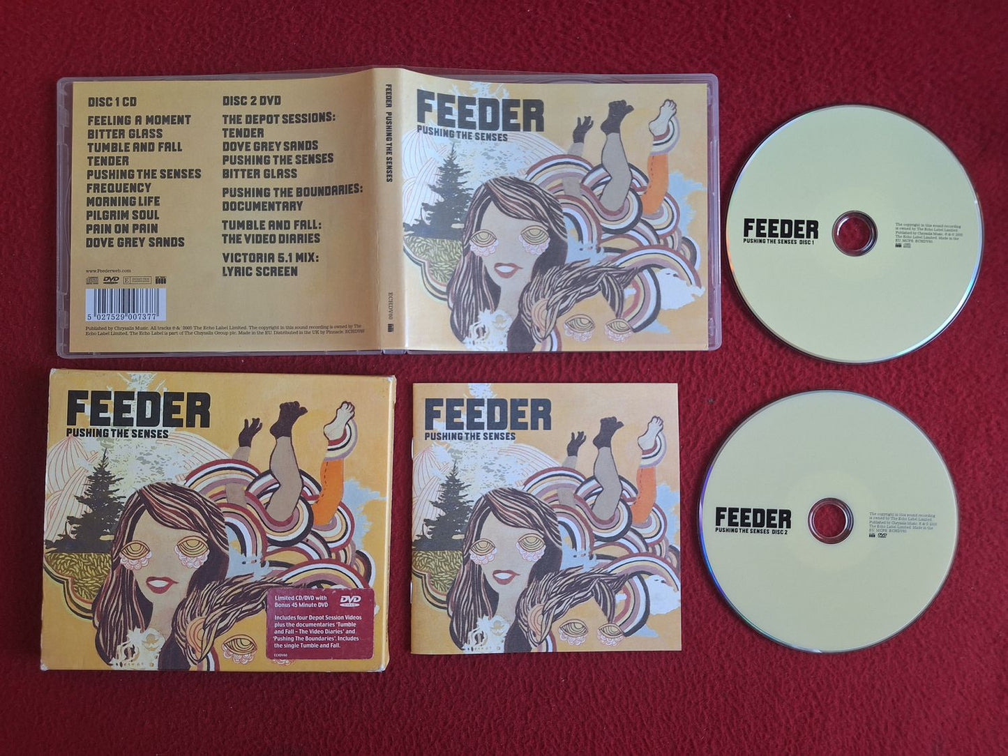 FEEDER PUSHING THE SENSES CD