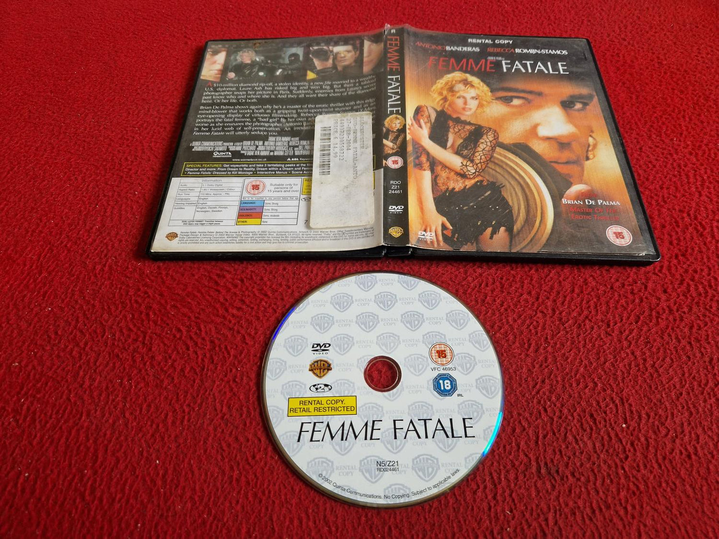 FEMME FATALE DVD
