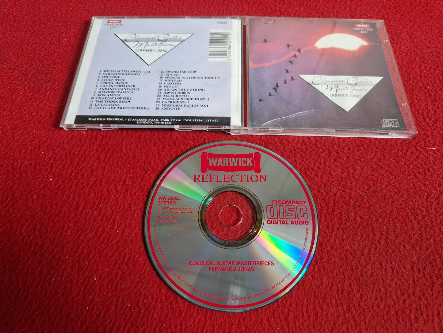 FERNANDO JONAS CLASSICAL GUITAR MASTERPIECES CD