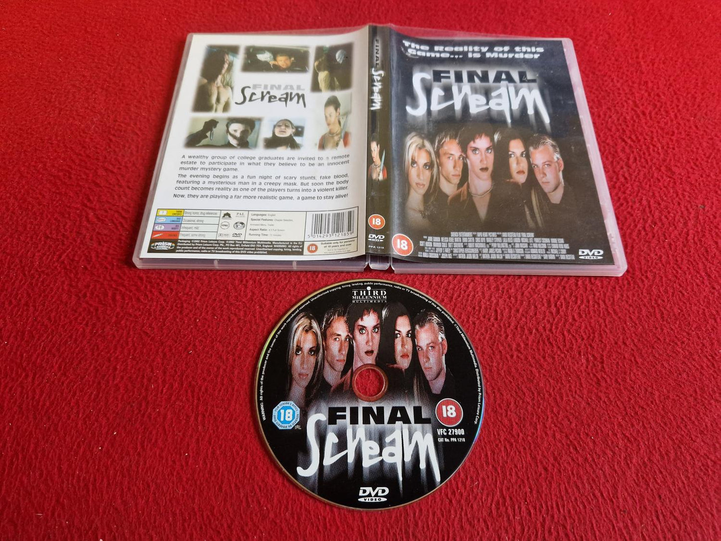 FIINAL SCREAM DVD