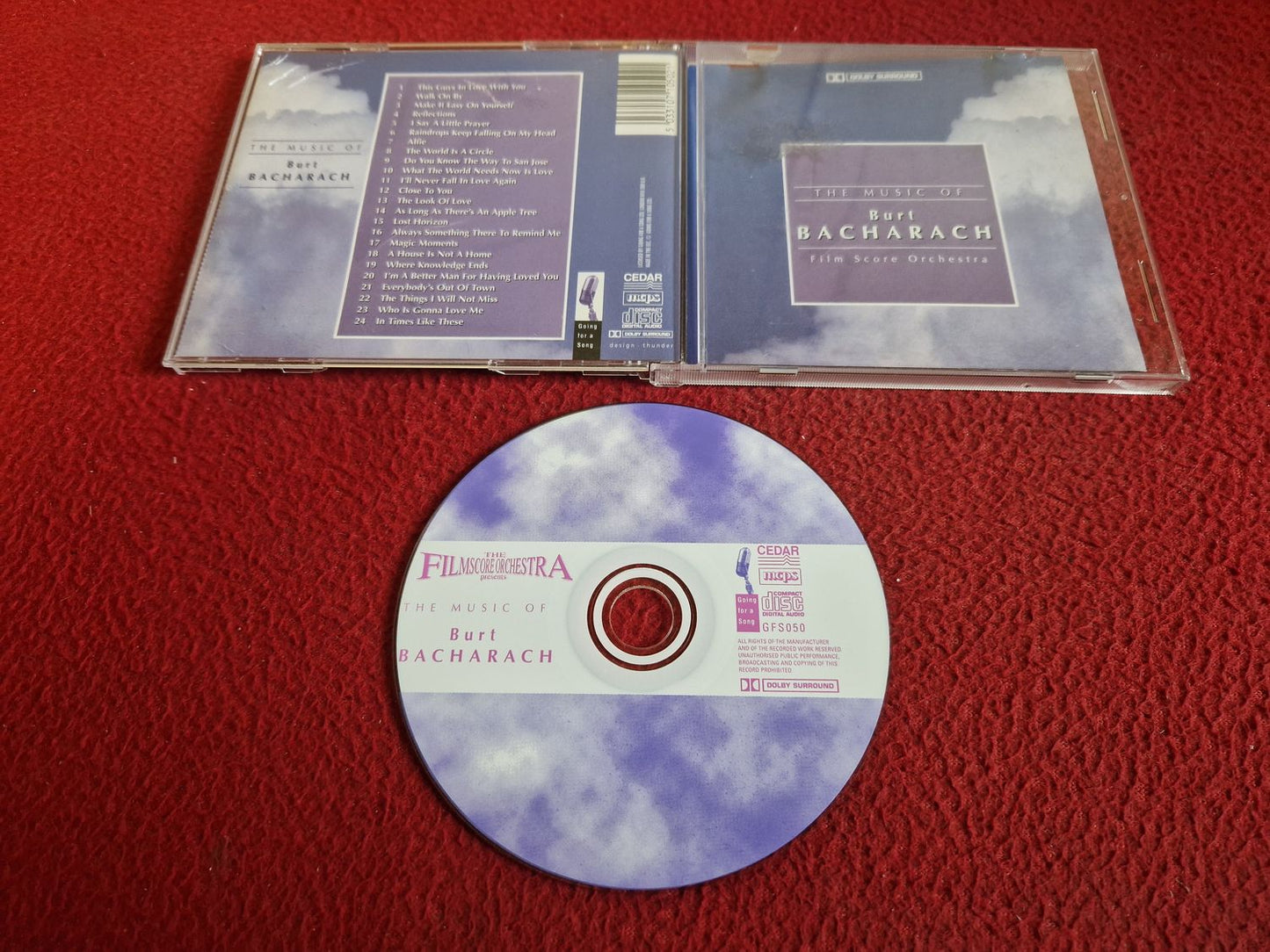 FILM SCORE ORCHESTRA THE MUSIC OF BURT BACHARACH CD