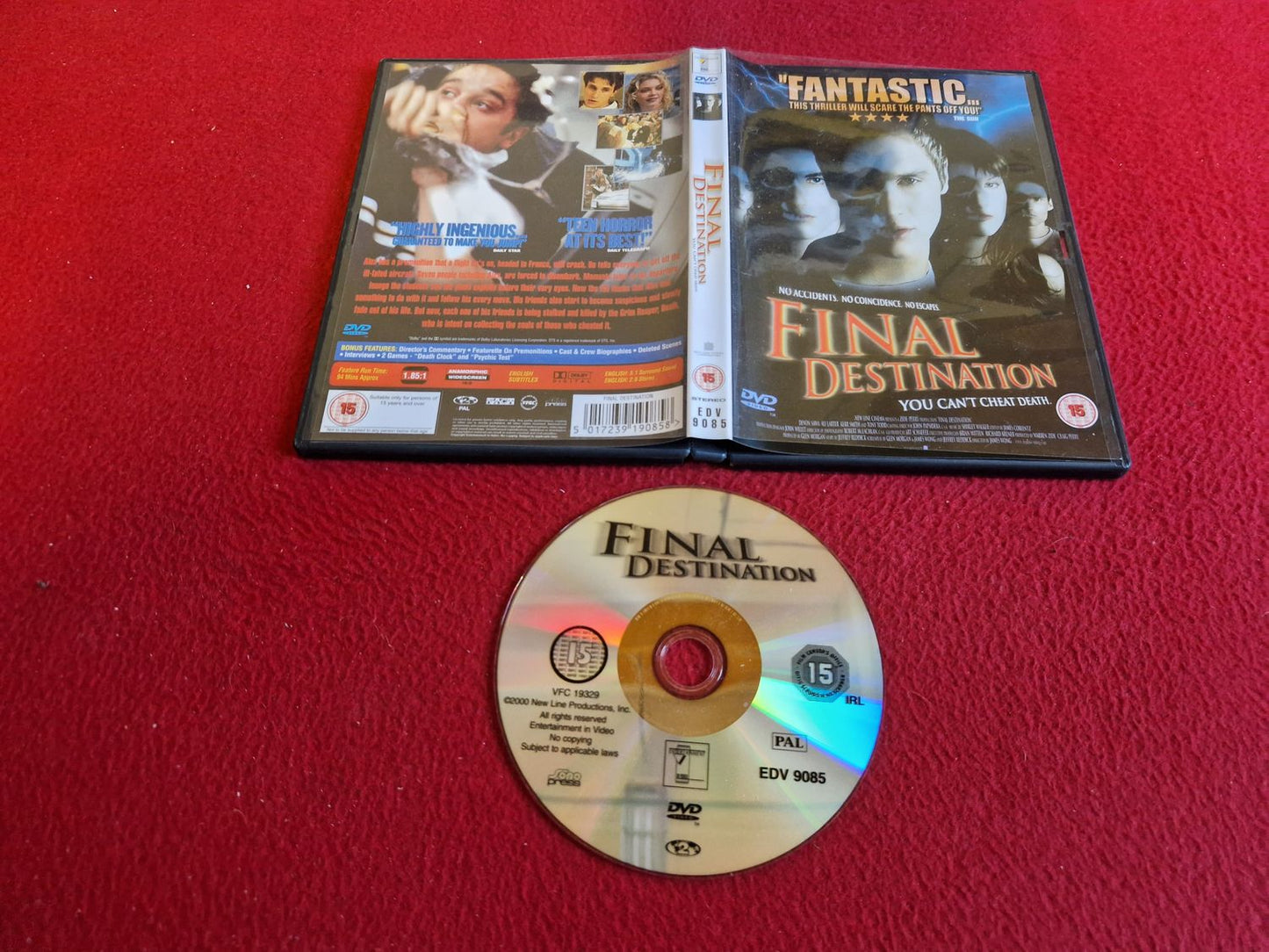 FINAL DESTINATION DVD