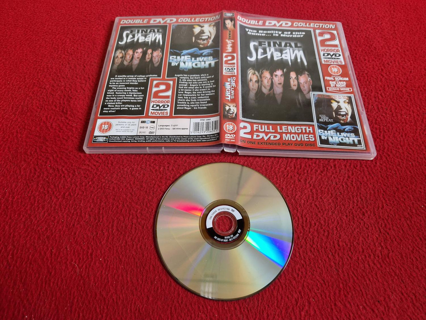 FINAL SCREAM / SHE LIVES BY NIGHT DVD