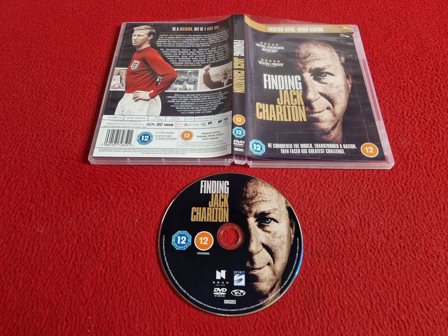 FINDING JACK CHARLTON DVD