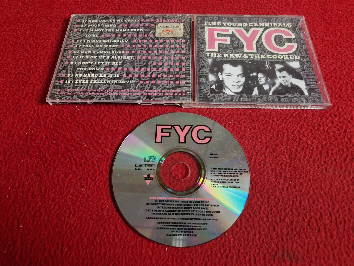 FINE YOUNG CANNIBALS THE RAW & THE COOKED CD