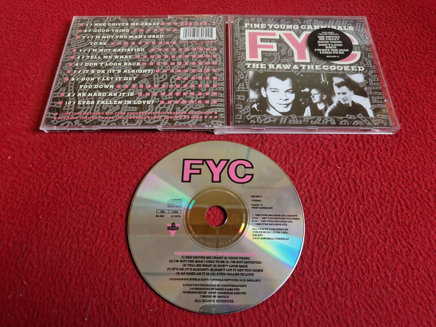 FINE YOUNG CANNIBALS THE RAW & THE COOKED CD