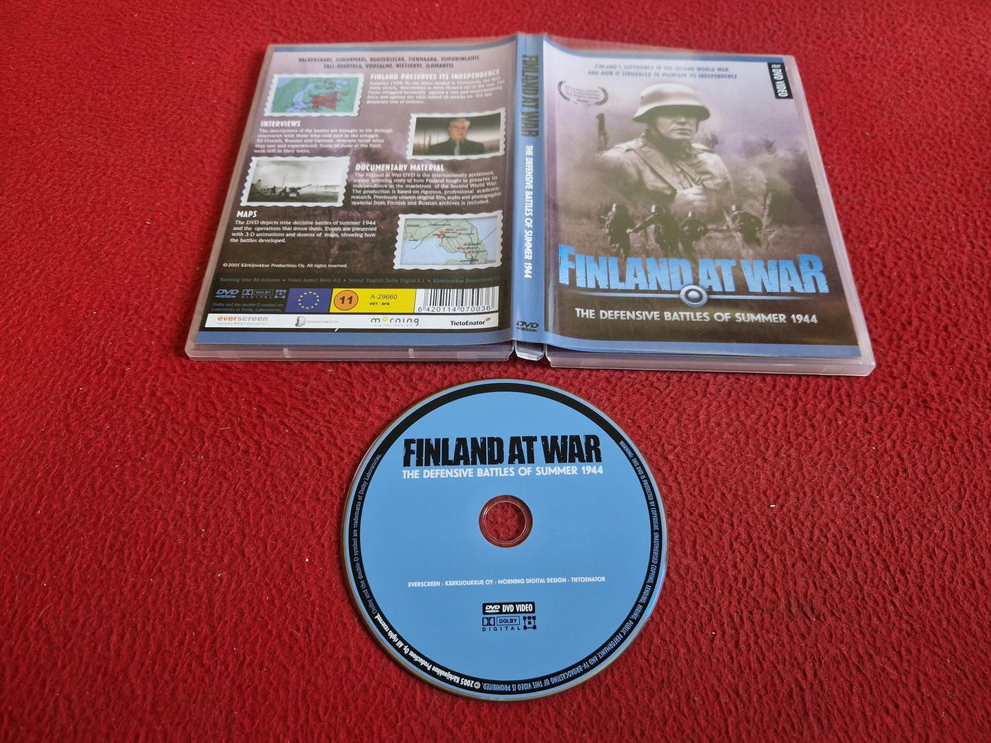 FINLAND AT WAR THE DEFENSIVE BATTLES OF SUMMER 1944 DVD
