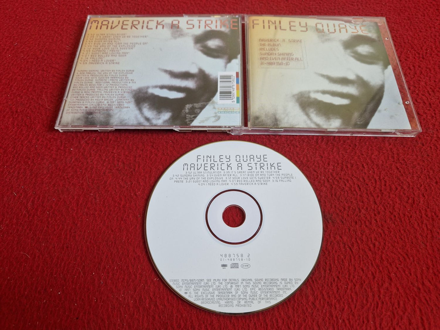 FINLEY QUAYE MAVERICK A STRIKE CD