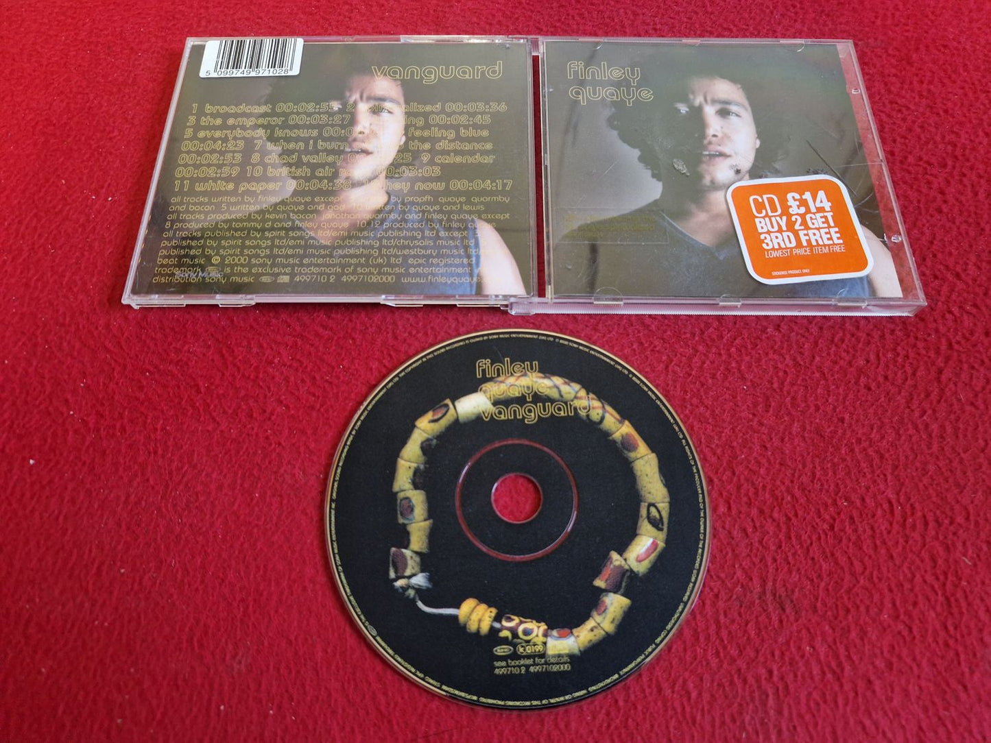 FINLEY QUAYE VANGUARD CD