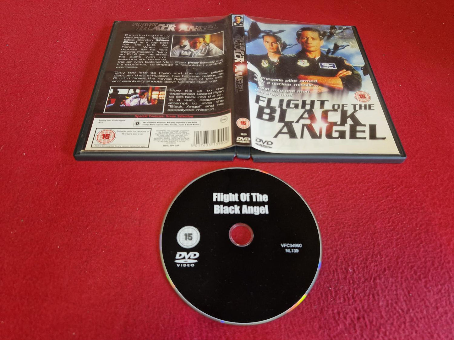 FLIGHT OF THE BLACK ANGEL till DVD