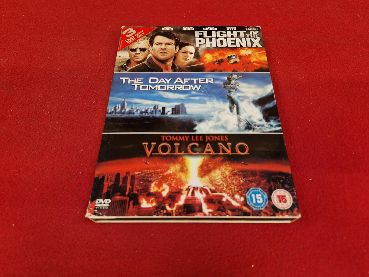 FLIGHT OF THE PHOENIX / THE DAY AFTER TOMORROW / VOLCANO BOX till DVD