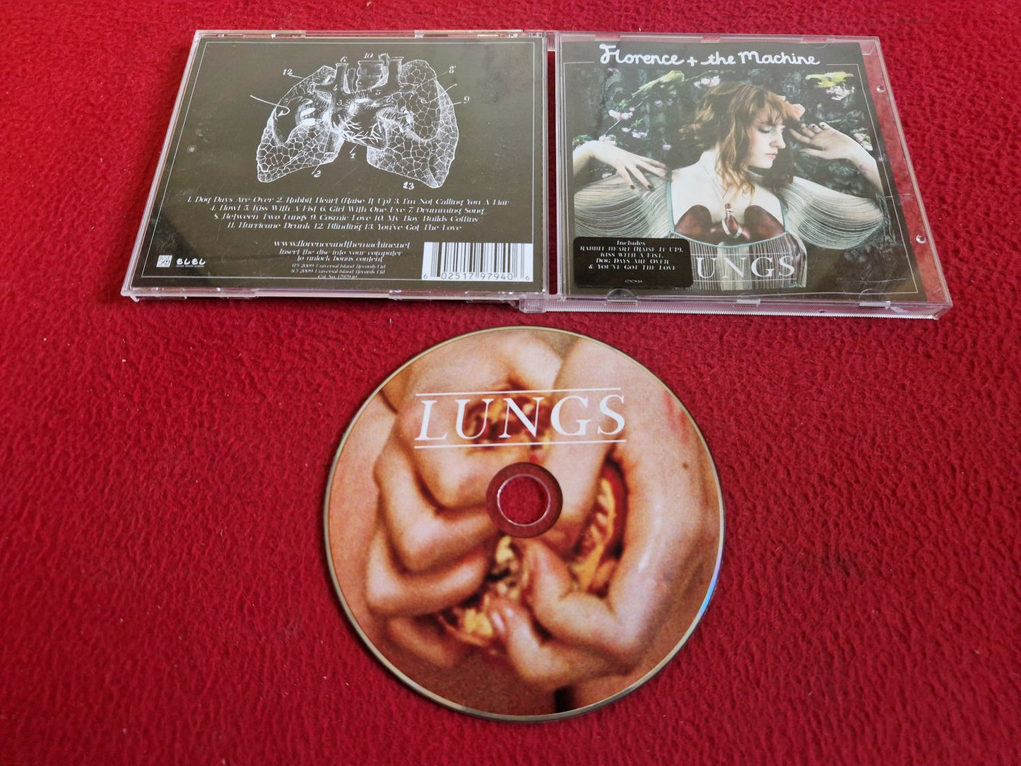 FLORENCE + THE MACHINE LUNGS CD