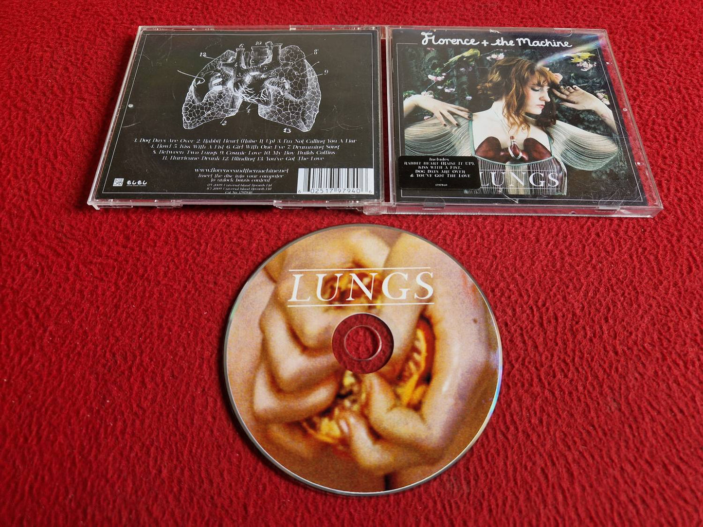FLORENCE + THE MACHINE LUNGS CD