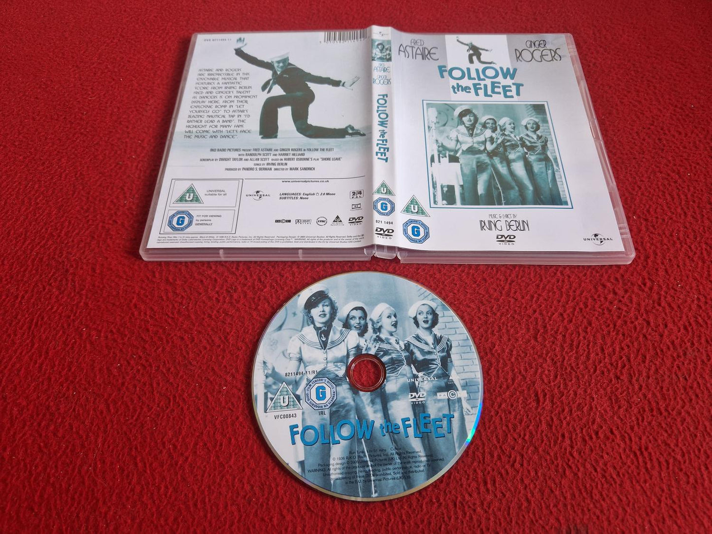 FOLLOW THE FLEET DVD