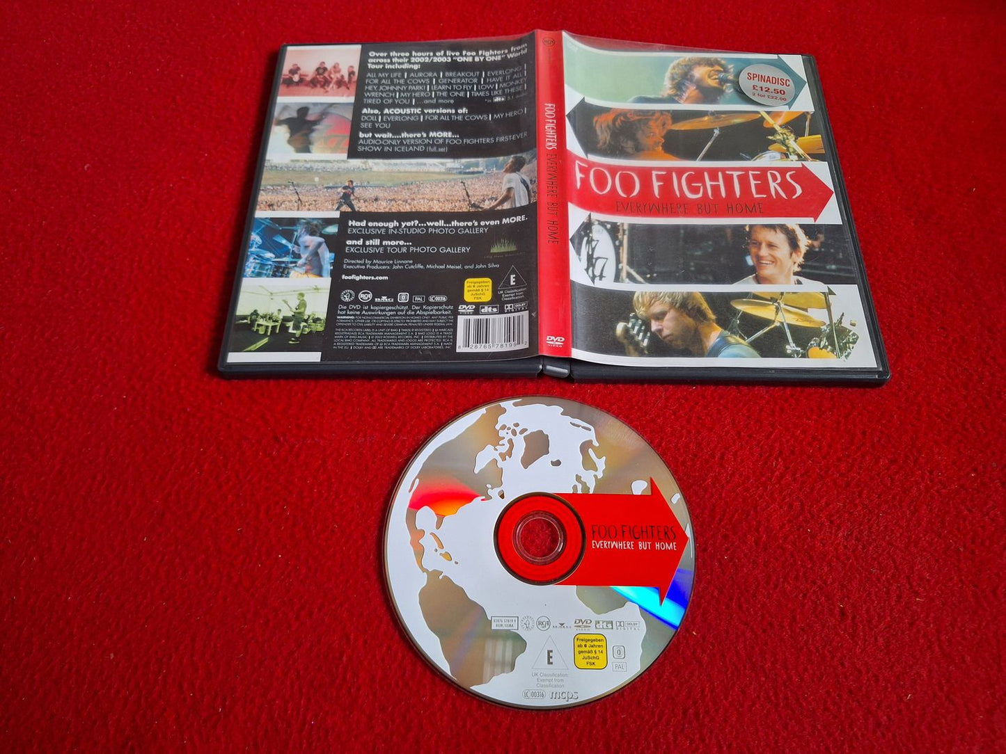 FOO FIGHTERS EVERYWHERE BUT HOME DVD