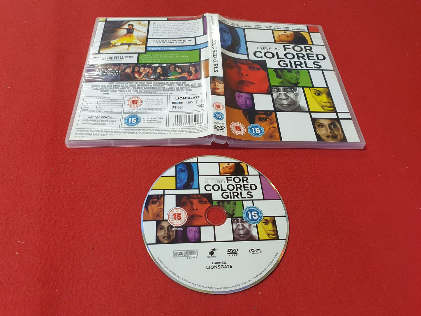 FOR COLORED GIRLS till DVD