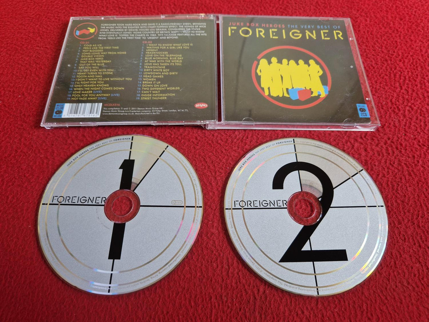FOREIGNER JUKEBOX HEROES THE VERY BEST OF CD