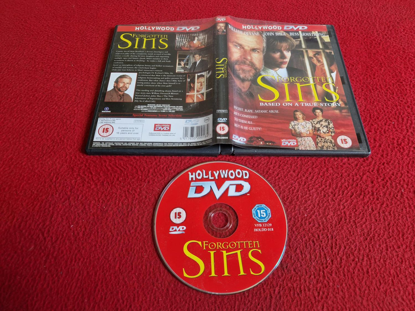 FORGOTTEN SINS DVD