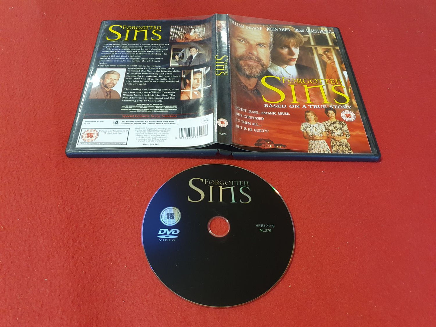 FORGOTTEN SINS till DVD