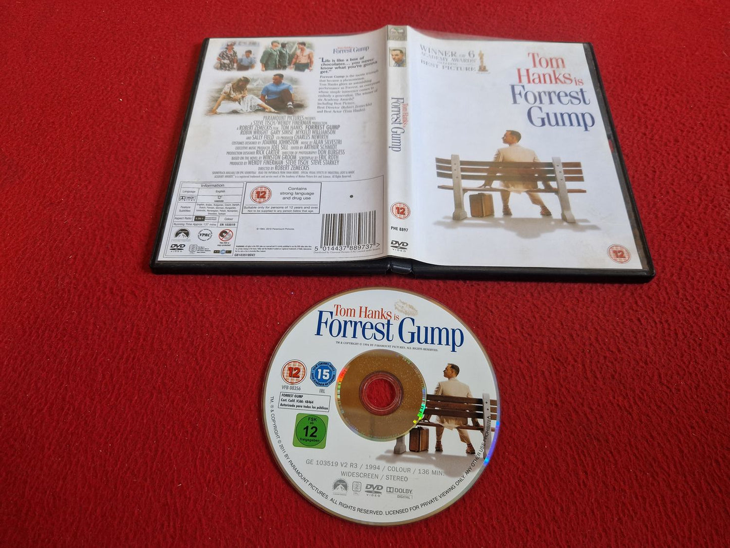 FORREST GUMP DVD