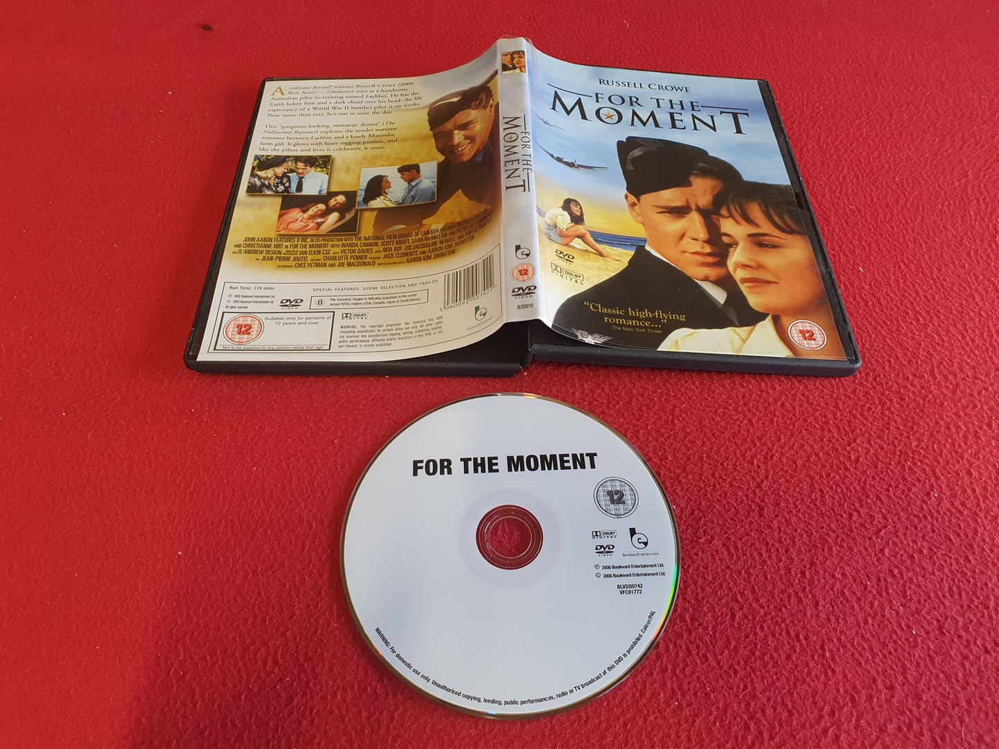 FOR THE MOMENT till DVD