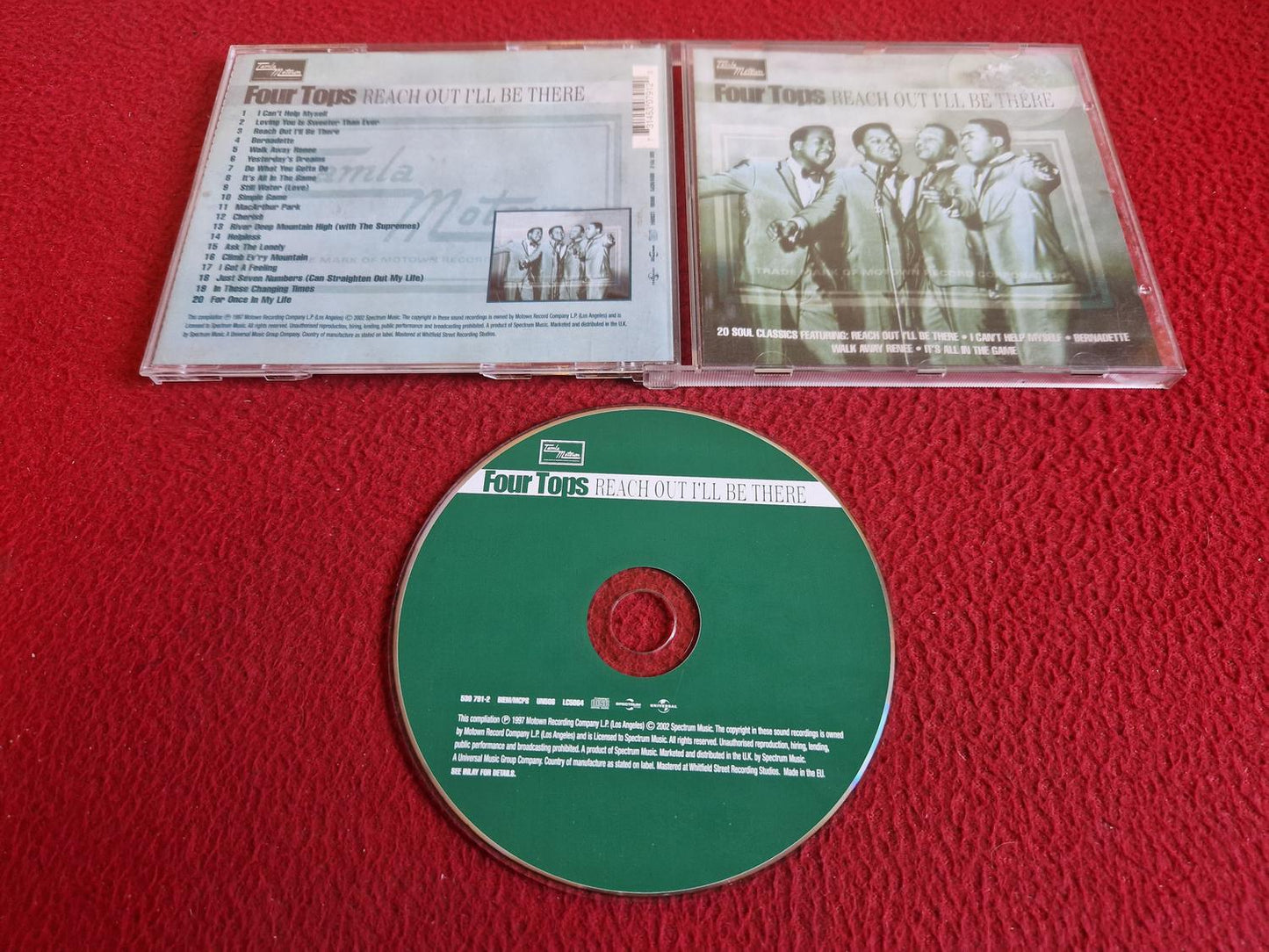 FOUR TOPS REACH OUT I'LL BE THERE CD